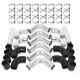 12Pcs 2.5 Intercooler Pipe Piping Kit+T-Bolt Clamps +Silicone Coupler Universal