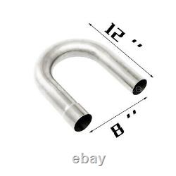 16pcs 2.25od Diy Custom Exhaust Tubing Mandrel Bend Pipe Straight & U-bend Kit