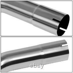 16pcs 2.25od Diy Custom S. Steel Mandrel Exhaust Tubing Bend Straight Pipe Kits
