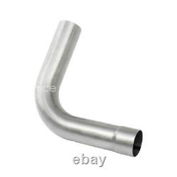 16pcs 2 Od Diy Custom Exhaust Tubing Mandrel Bend Pipe Straight & U-bend Kit