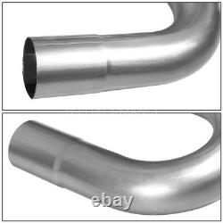 16pcs 3od Steel Diy Custom Mandrel Exhaust Tubing Pipe Straight & Bend Kit
