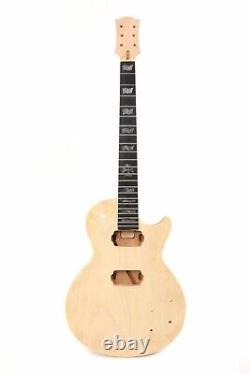 1Set Guitar Neck guitar Body Diy Guitar Kit 22fret 24.75inch Mahogany rosewood