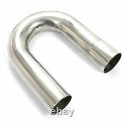 2.5 Stainless Steel DIY Custom Mandrel Exhaust Pipe Straight&Bend Kit 2-1/2