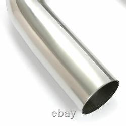 2.5 Stainless Steel DIY Custom Mandrel Exhaust Pipe Straight&Bend Kit 2-1/2