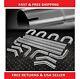 2.5od Diy Custom Exhaust Pipe Kit 16-pieces Straight & 45 90 Degree & U-bends