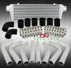 27X7X2.5 Front Mount Turbo Intercooler+Piping Kit+Coupler And Clamps