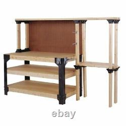 2x4 Basics Custom Work Bench Legs Shelf Links Brackets Kit DIY Garage Shop Shed