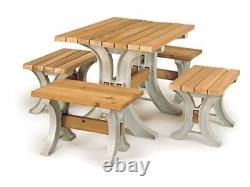 2x4basics 90182ONLMI Custom Picnic Table Bench Kit DIY Picnic Sand Frames Only