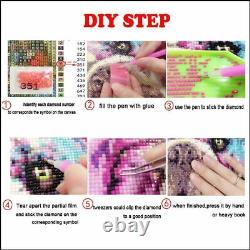 5D Girl And Unicorn Diamond Painting Diy Round Drill Embroidery Full Square Cros