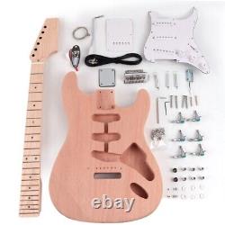 6-String DIY Electric guitar Kit Mahogany body Maple Neck Maple Fingerboard