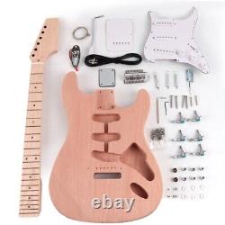 6-String DIY Electric guitar Kit Mahogany body Maple Neck Maple Fingerboard