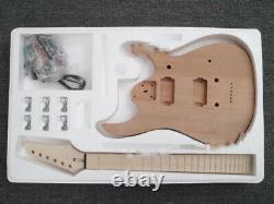 6 Strings LP Style DIY Electric Guitar Kit H H Pickup Custom design Available