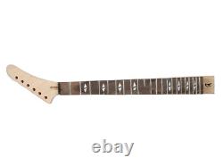 6-string Explorer Style DIY Electric Guitar Kit, H H pickup Mahogany body custom