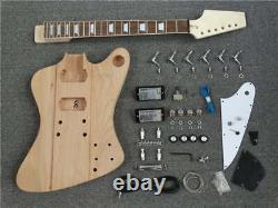 6-string Fire-bird Style DIY Electric Guitar Kit H H pickup custom FullWarranty