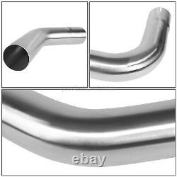 8Pcs 2.5 OD Stainless Steel Bend Straight DIY Custom Mandrel Exhaust Pipe Kit
