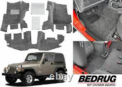 BedRug BRTJ97F Floor Liner Replacement Carpet Kit For 1997-2006 Jeep Wrangler TJ