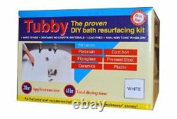 Brand New Traditional Ceramics White Tubby Bath DIY Kit Fascinating Finishes