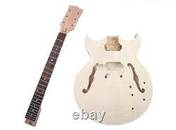 CUSTOM Hollow Body Style DIY Electric Guitar Kit 6-String H H Pickup Perfect fit