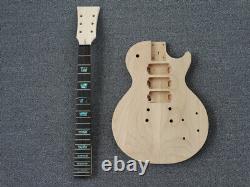 CUSTOM LP style DIY Electric Guitar kit Basswood Body 6-String Full Warranty FIT