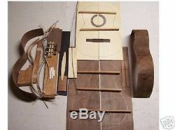 Classical Guitar CUSTOM DIY Kit. All Solid Wood with Spruce Top+MAHOGANY BODY