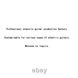 Custom Factory Music DIY Handmade Electric Guitar Kit 6-strings Classics Guitar