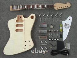 Custom Fire bird Style DIY Electric Guitar Kit, 6-string H H H pickup Warranty