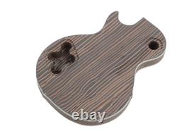 Custom LP style All Zebra wood DIY Electric Guitar Kit, Block Inlays, Warranty