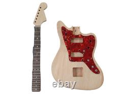 Custom LPStyle DIY Electrc Guitar Kit, Pearl Red, 6-string HH Pickup Full Warranty
