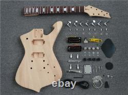 Custom Music 7 Strings LP Style DIY Electric Guitar Kit, H H Pickup Full Warranty