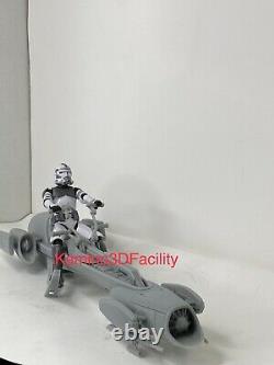 Custom Star Wars Clone Trooper BARC Speeder DIY Kit For Black Series 6 1/12