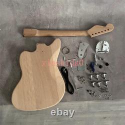 Custom Unfinished Natural Electric Guitar DIY Kits with Accessories