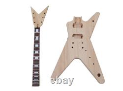 Custom X Style DIY Electric Guitar Kit, Right hand 6-string H H Full Warranty