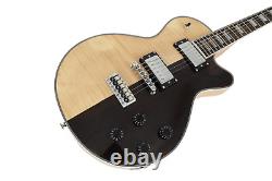 Customized factory Headless Electric Guitar -LP Style -6-Strings -DIY Kit