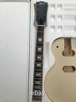 DIY 1 set Unfinished Guitar Neck And Body Electric Guitar Kit