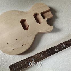 DIY 1 set Unfinished Guitar Neck And Body Electric Guitar Kit bolt-on neck
