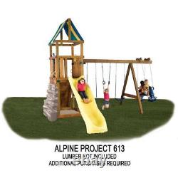 DIY Alpine Custom Outdoor Playset Hardware Kit Accessories (Slide Not Included)