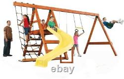 DIY Custom Backyard Kids Play Set Hardware Kit Outdoor Swing Seat Trapeze Ring