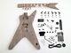 DIY Electric Guitar Kit, 6-String, Right hand, Perfect fit and customized design