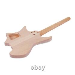 DIY Electric Guitar Kit Basswood Body Maple Wood Neck Without Headstock V5P5
