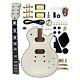DIY Electric Guitar Kit Ebony Fingerboard with Flame Maple Top Archtop FREE SHIP