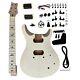 DIY Electric Guitar Kit P2P2S Flame Maple Top Water Ripple FREE SHIPPING