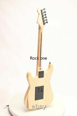 DIY Electric Guitar Kits Unfinished Basswood Body Canada Maple