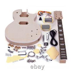 DIY Electric Guitar Mahogany Body Rosewood Fingerboard String Self Assembly Kit