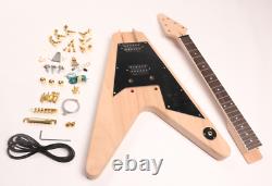 DIY Guitar Electric Guitar Kits Standard Style Mahogany Body Gold Hardware