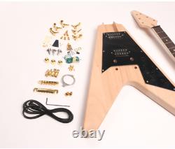 DIY Guitar Electric Guitar Kits Standard Style Mahogany Body Gold Hardware