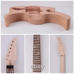 DIY Guitar Kit 6-String Electric Guitar Kit Rosewood Fingerboard