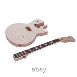 DIY LP Electric Guitar Kit Maple Neck Full Accessories Build Your Own Sets Q7Q2