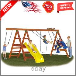 DIY Playground Kit Playset Custom Additional Swing Play Set (Wood not included)