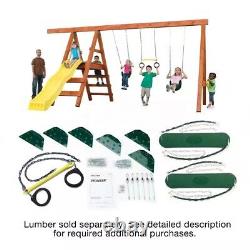 DIY Swing Set Kit Pioneer Custom Backyard with Swings and Playset Accessories