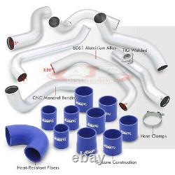 DIY Turbo Piping Kit Clamps with Couplers Assembly For 1999-2005 Golf Jetta 2.0L